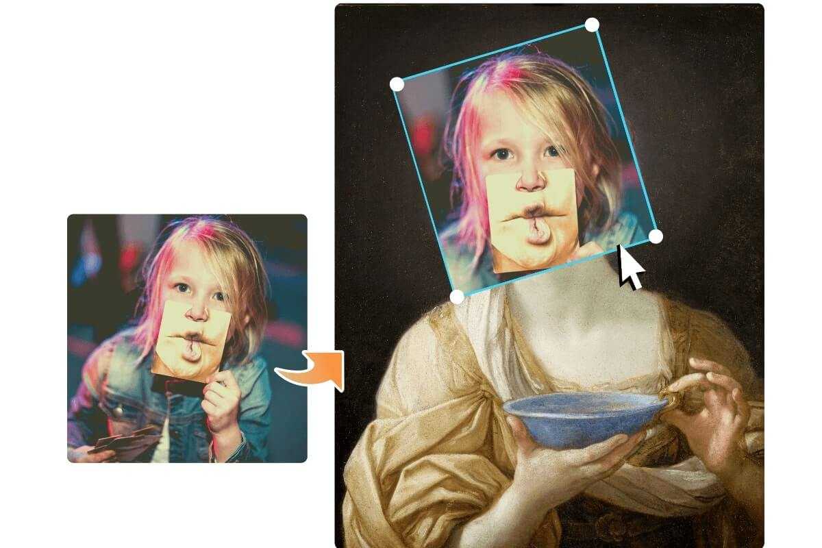 Aggiungete un'immagine alla foto in pochi secondi utilizzando l'editor fotografico online Fotor
