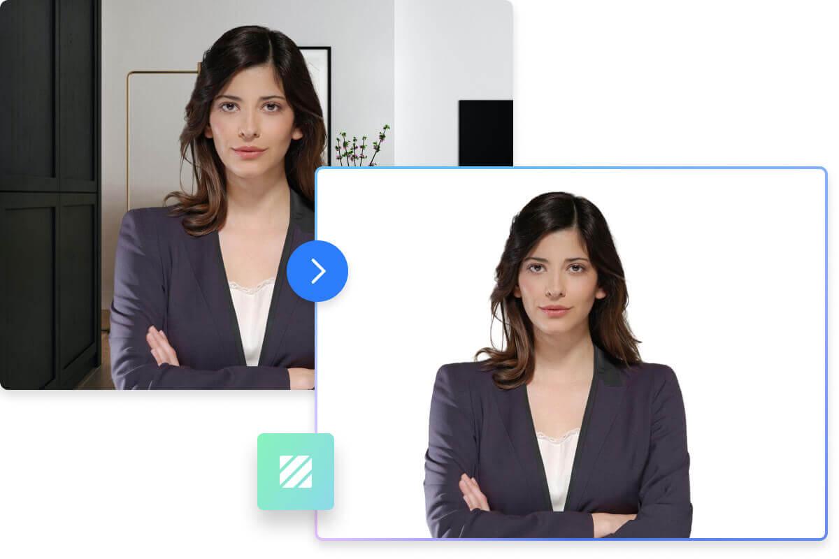 Coloque fundo branco nas fotos de perfil