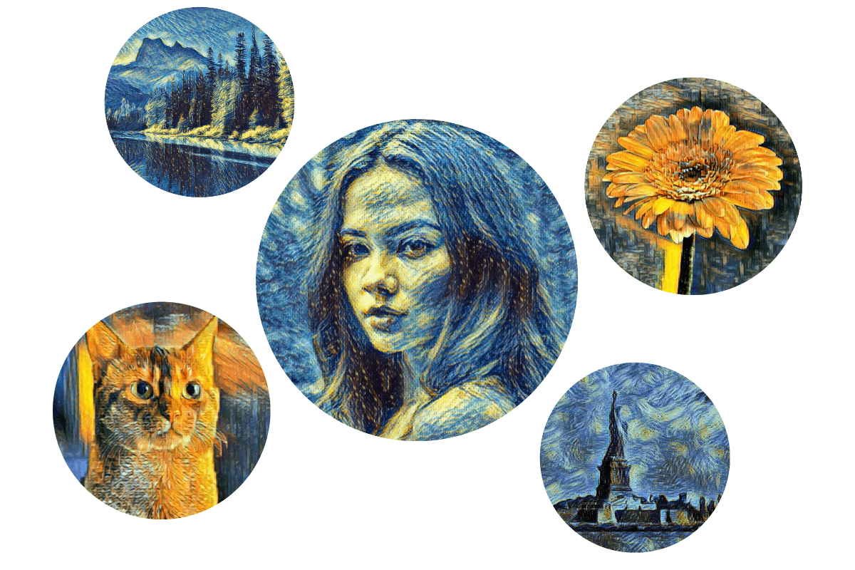Van-Gogh-Stil für jedes Bild anwendbar