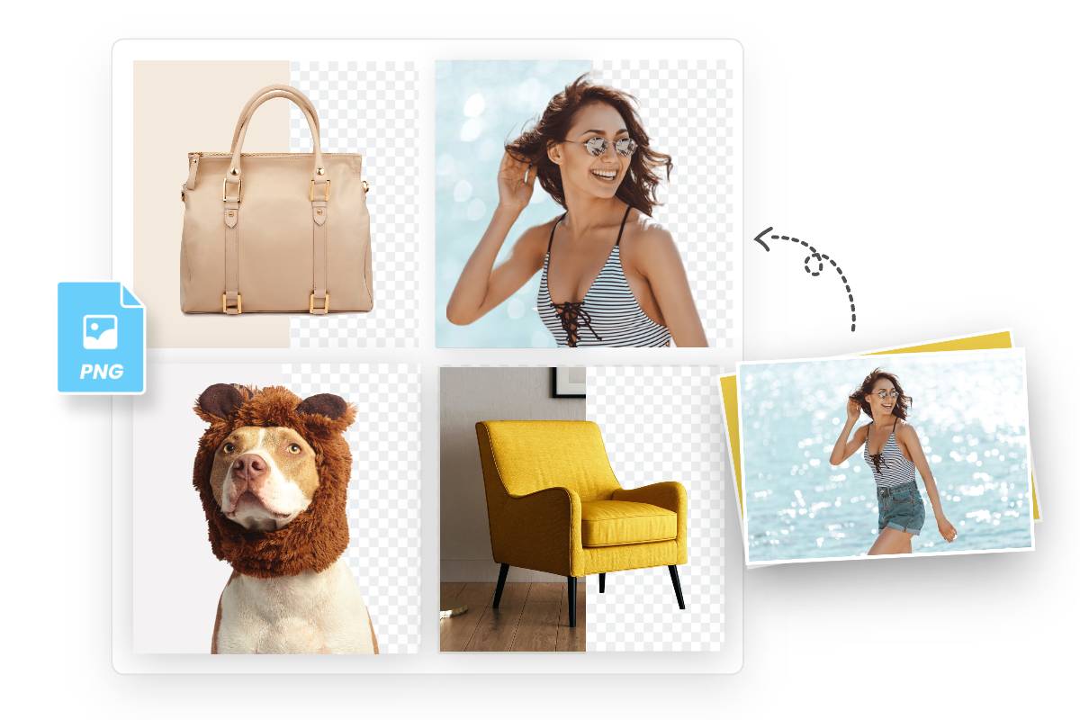 Batch convert multiple images to PNG with Fotor's transparent PNG maker