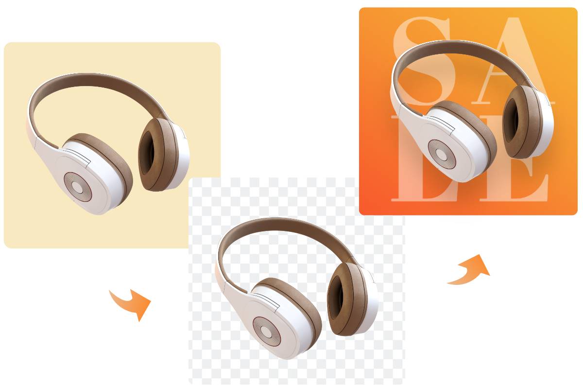 Convert JPG to transparent PNG and use it to make a design with Fotor's PNG maker