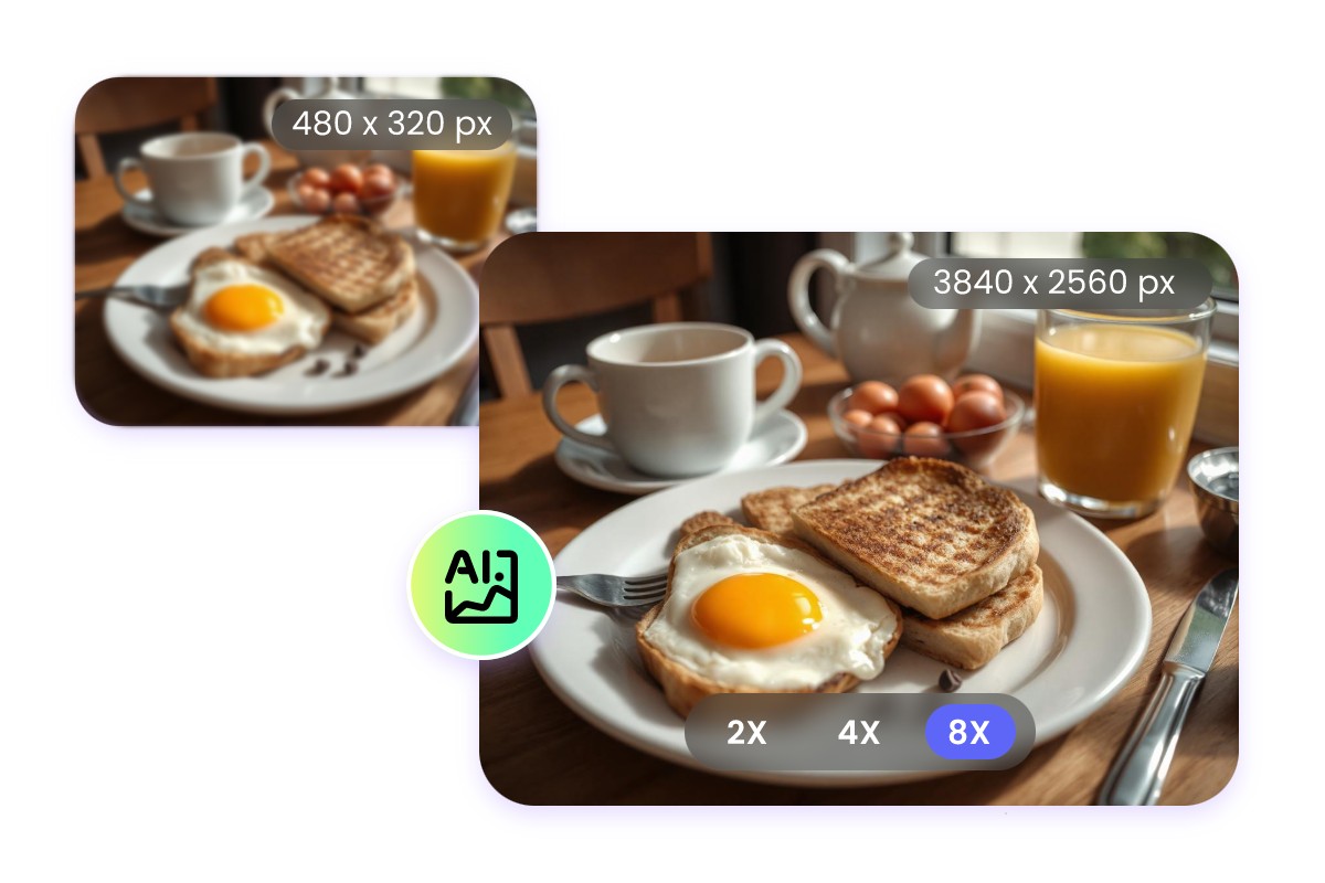 Convertir vos photos en HD 1080p ou 4K en ligne gratuitement avec le convertisseur de photos HD de Fotor
