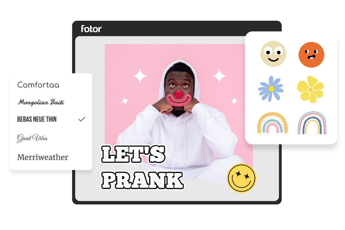 Crea stickers con fotor free sticker maker