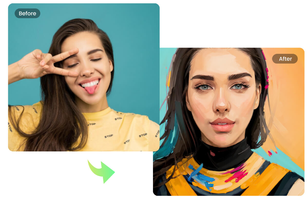 Create an AI selfie from an image with Fotors AI selfie generator