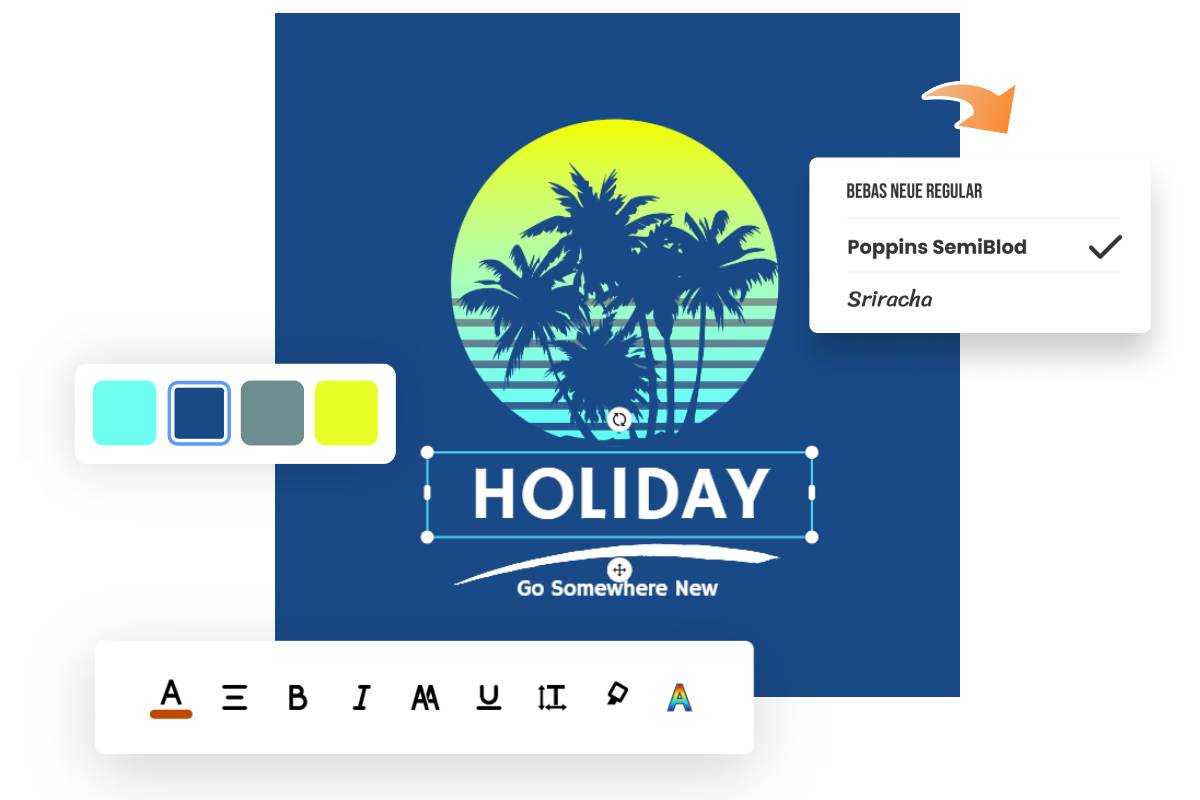 create a custom logo using basic design tools