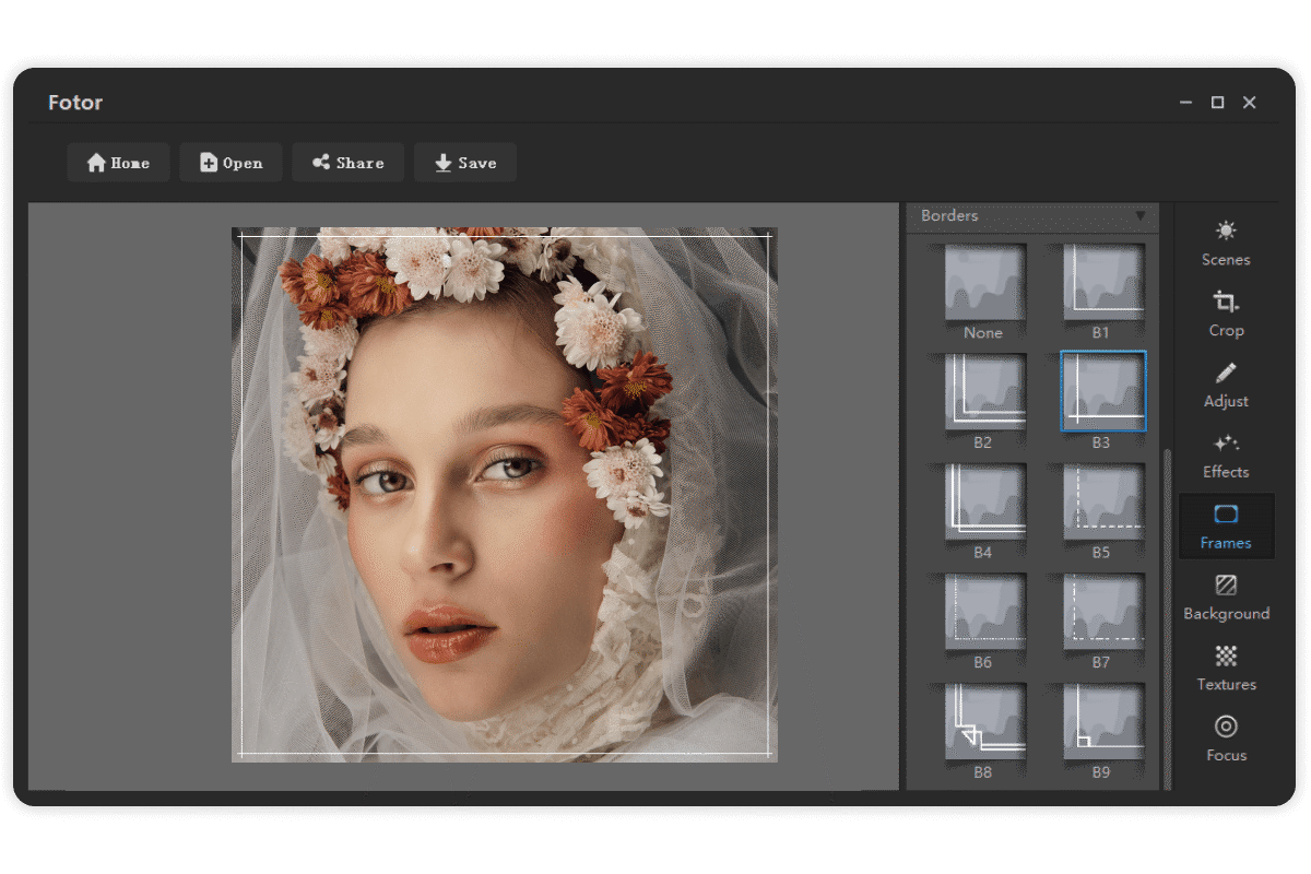 Fotor Windows 사진 편집기로 사진 편집