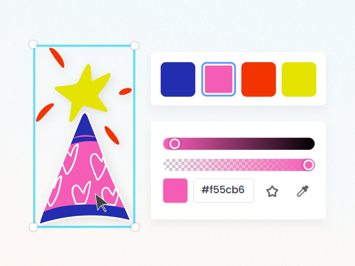 Edit stickers