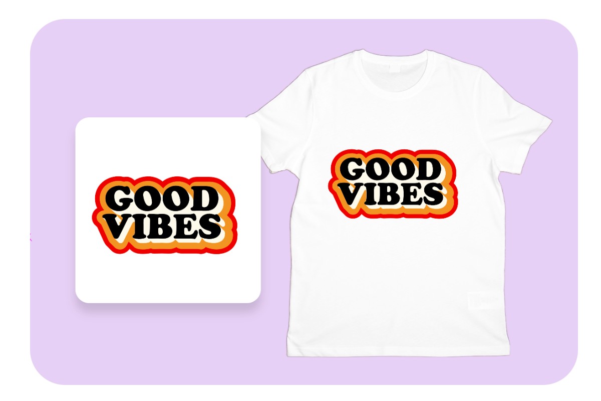 Export high quality T-shirt design for printing