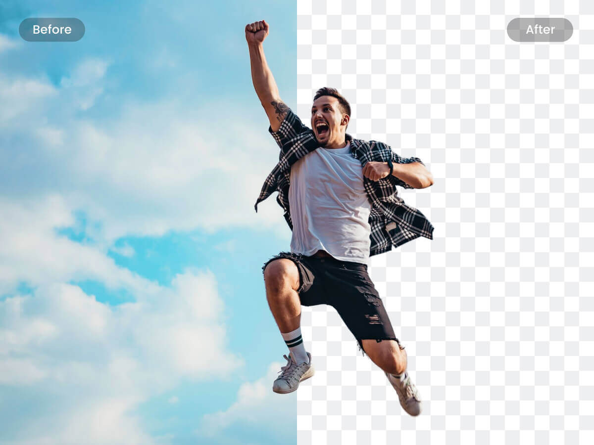 cut out the background in fotor cut out image tool
