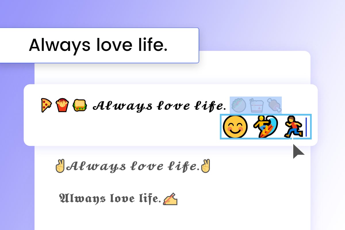 Fotor Instagram bio font generator