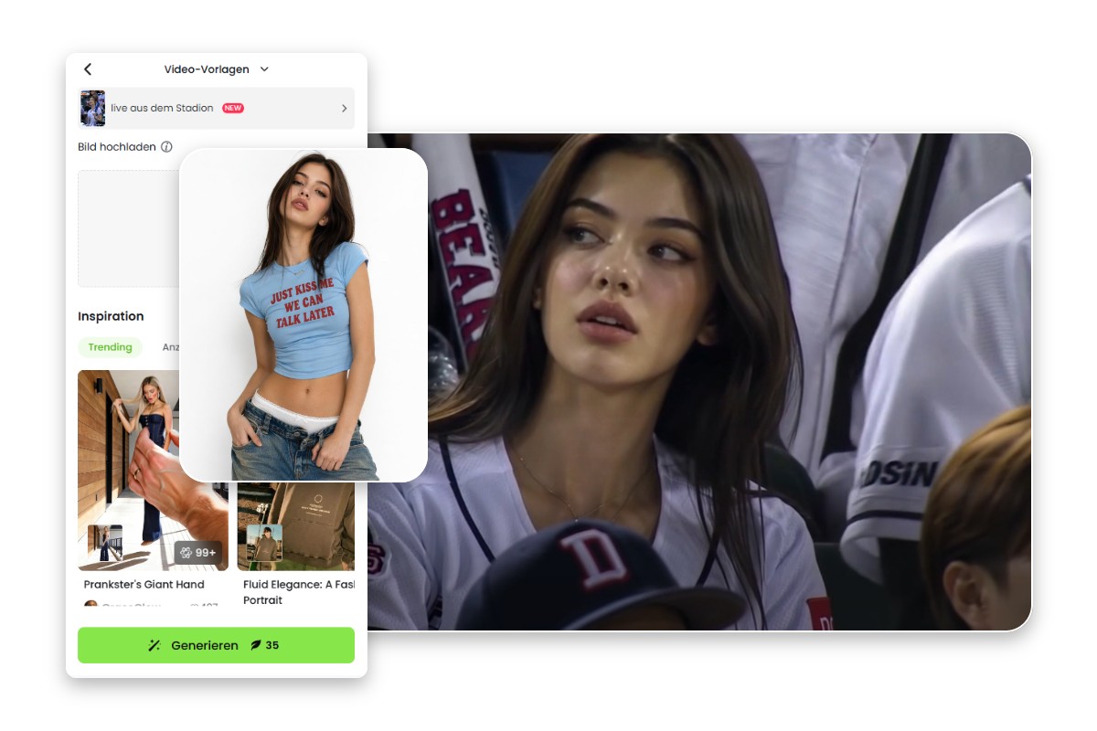 Fotor KI Produktvideo per App