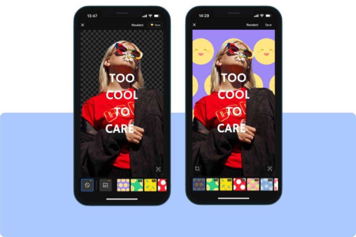 Fotor's free photo background changer app