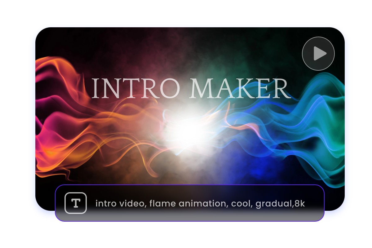 Generate intros from simple text prompts with AI