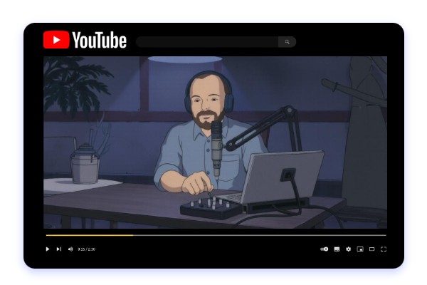 Ghiblify photos and animate them to create podcast videos
