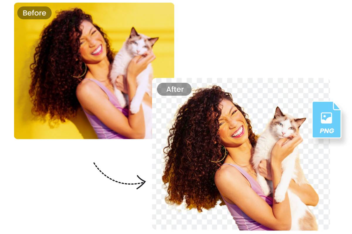 Improve PNG image quality using Fotor