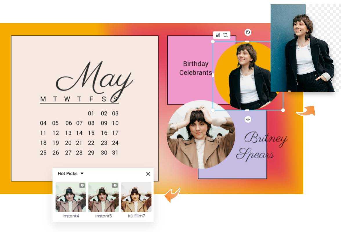 Créer un calendrier 2026 à imprimer le créateur de calendrier gratuit en ligne de Fotor