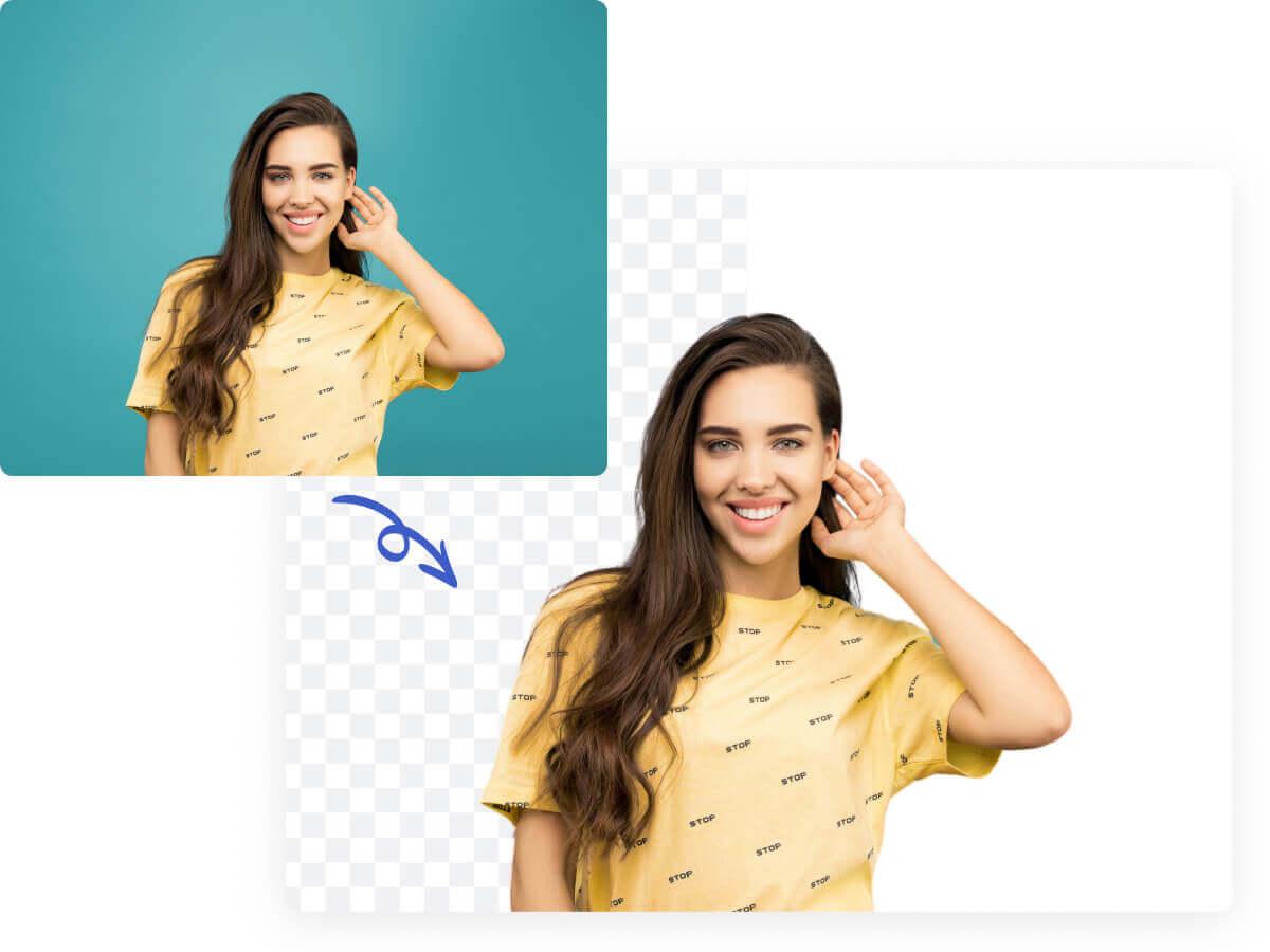 Faça um fundo branco para fotos online com a Fotor