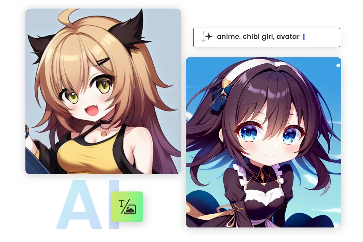AIでテキストからちびキャラクターを作成