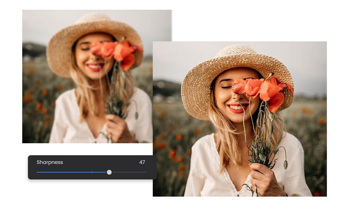 Mejora la nitidez de las imágenes borrosas con Fotor
