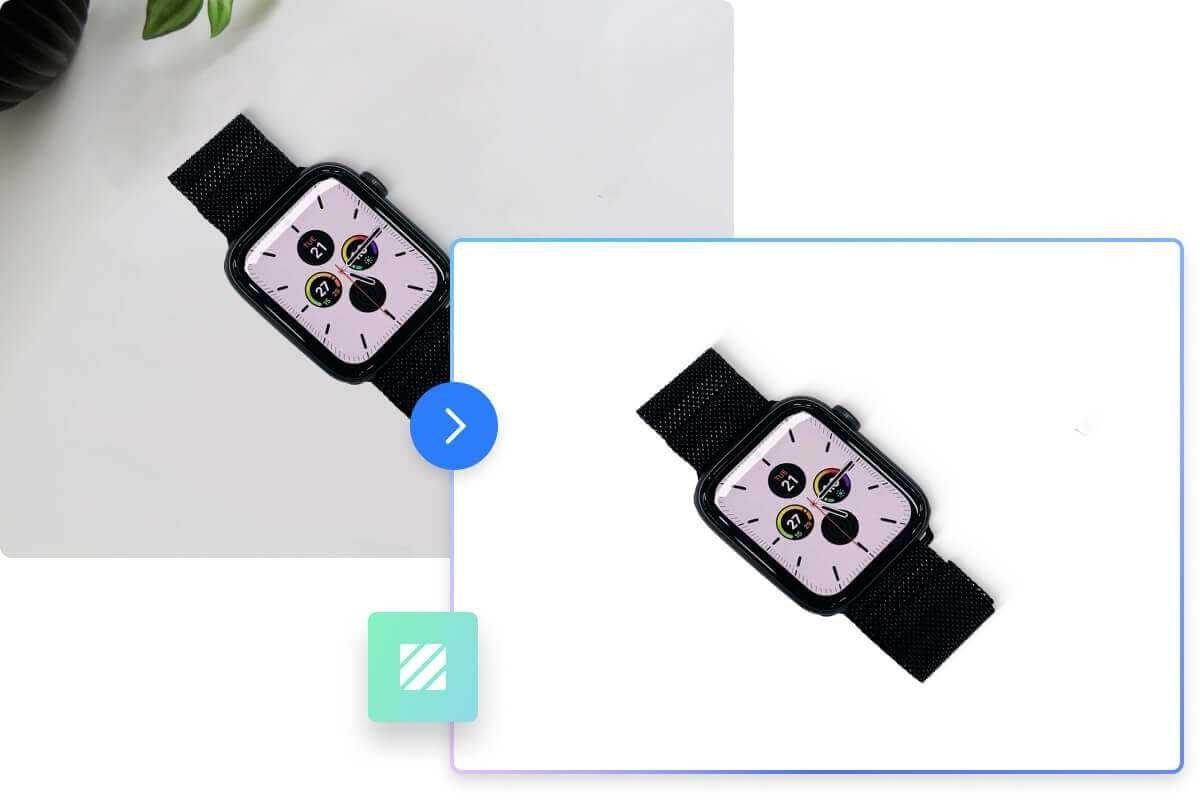 Mettez les fonds blancs sur les photos de produit