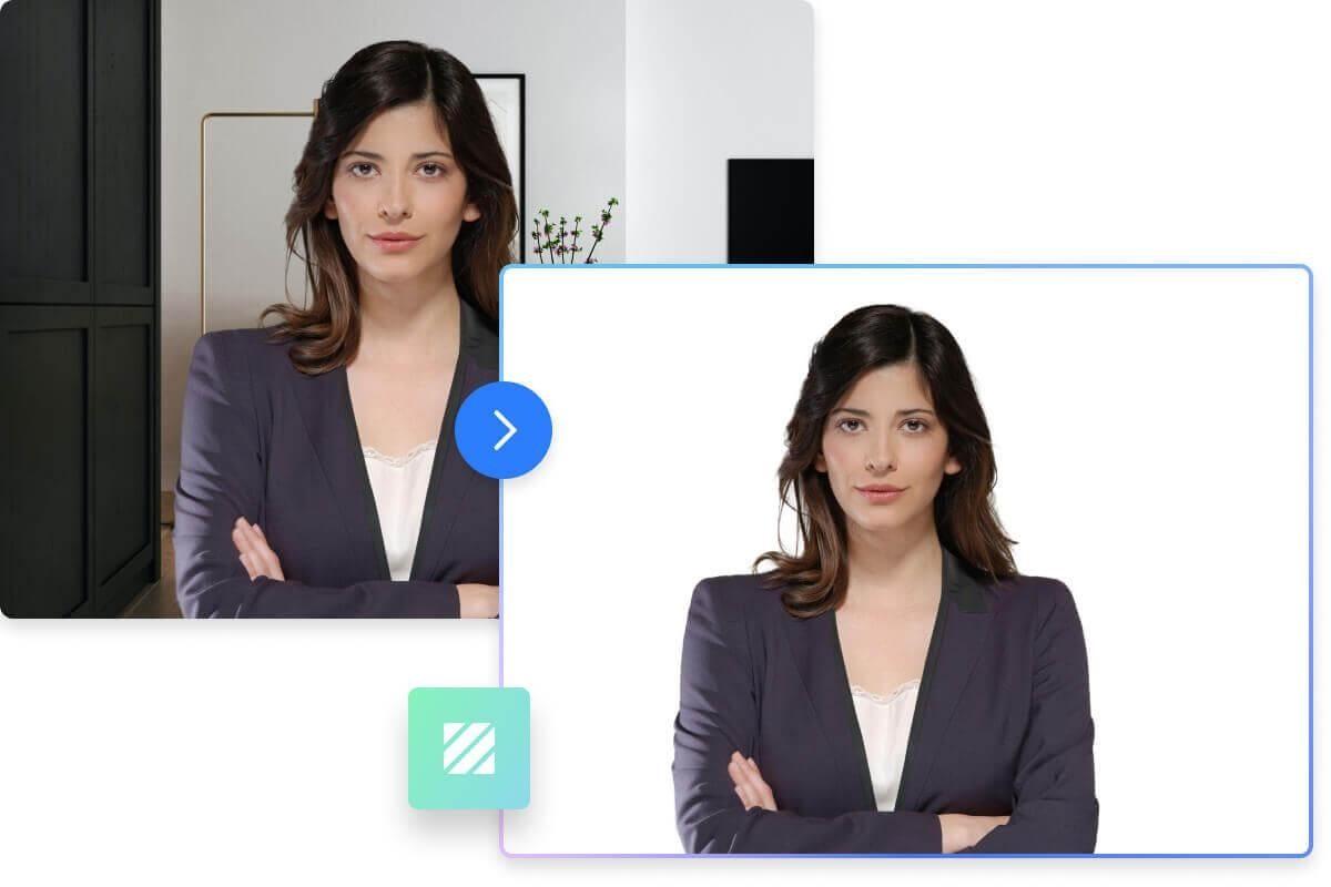 Mettez les fonds blancs sur les photos de profil