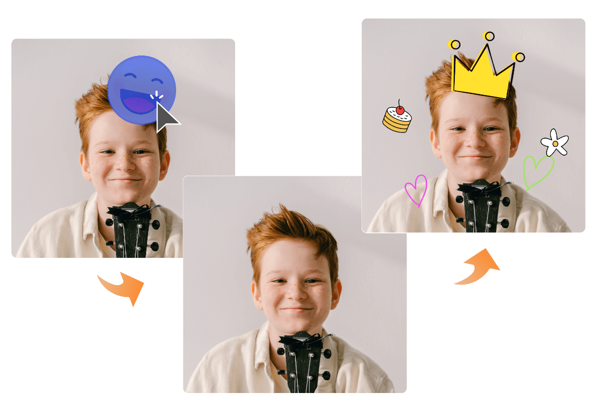 remove unwanted emojis and replace them with ai