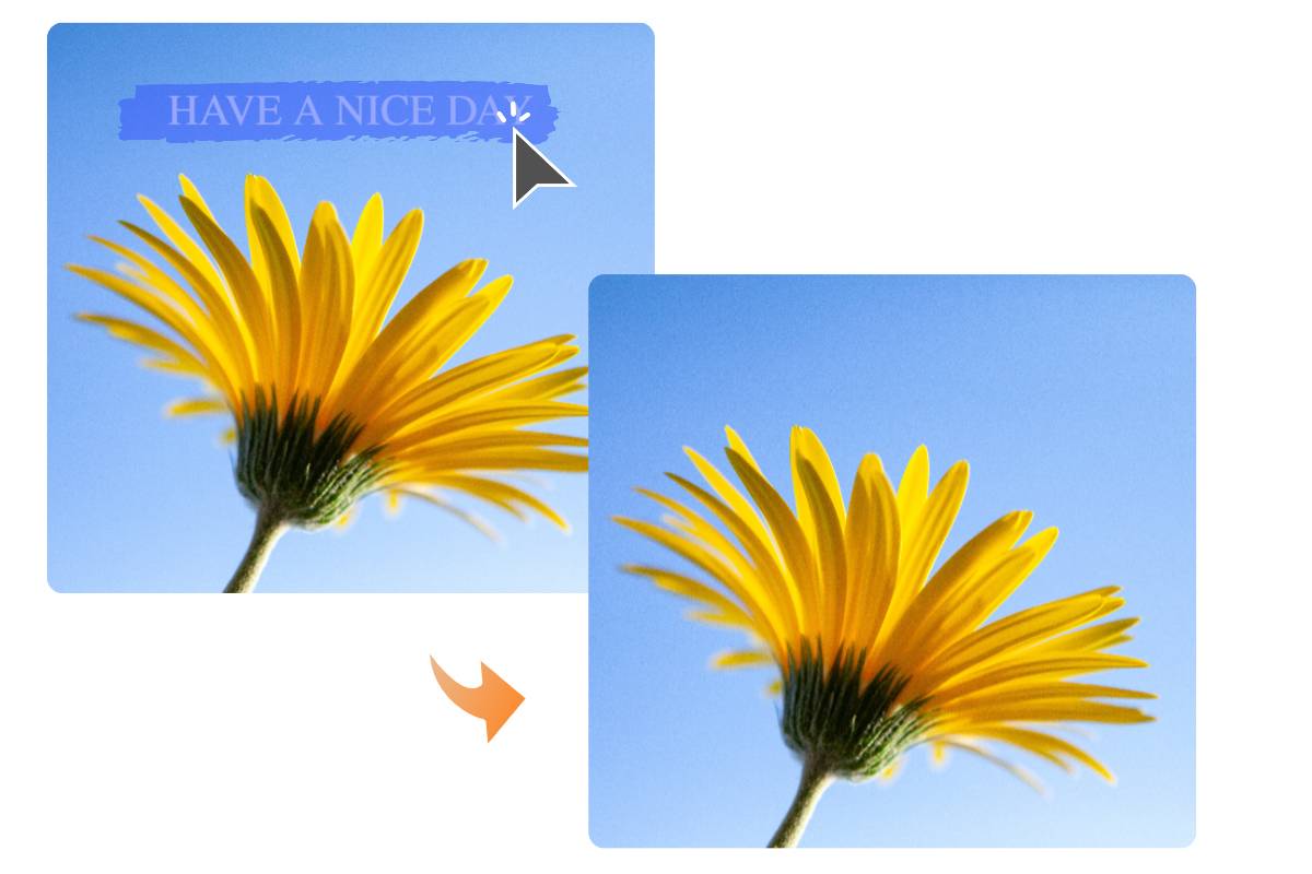 Rimuovere e modificare il testo nell'immagine con l'editor di testo fotografico di Fotor