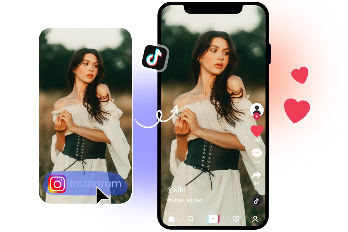 Remove watarmerk from Instagram for repurposing video to other social media networks