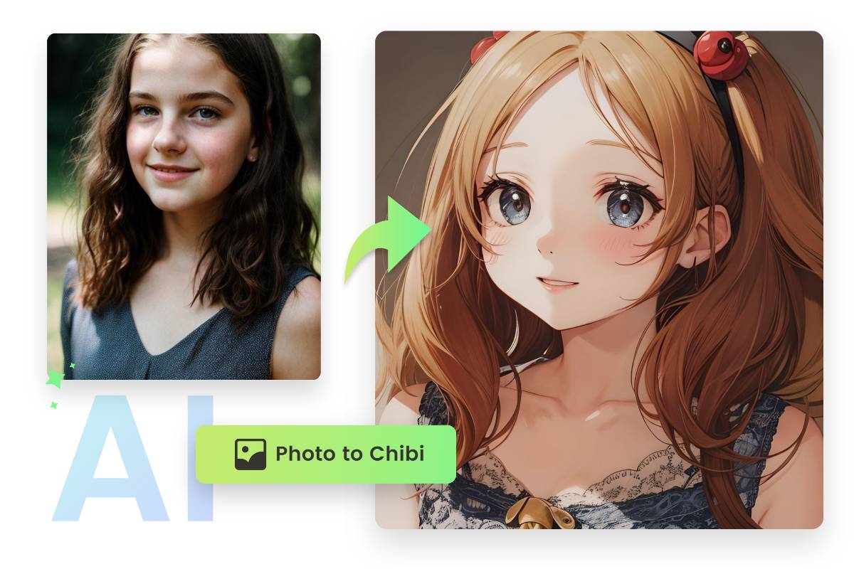 ワンクリックで写真をかわいいちびスタイルに変換