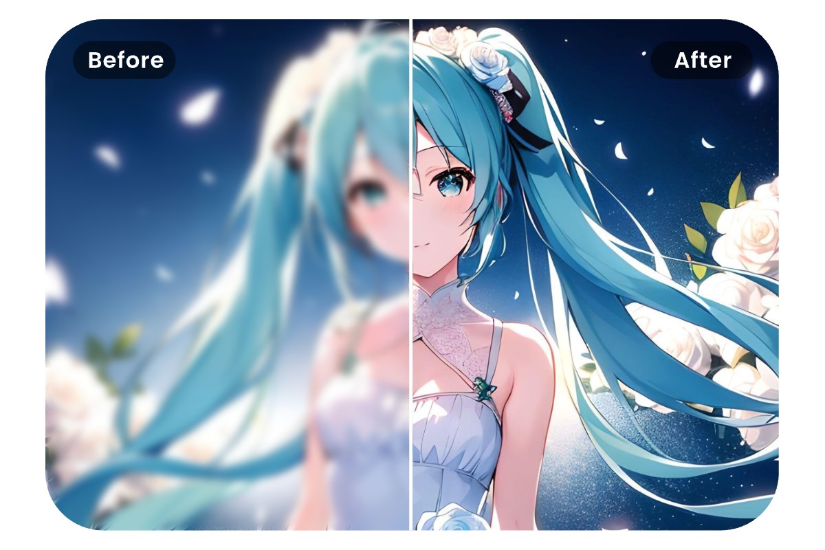 アニメの画像の拡大をAIで行う