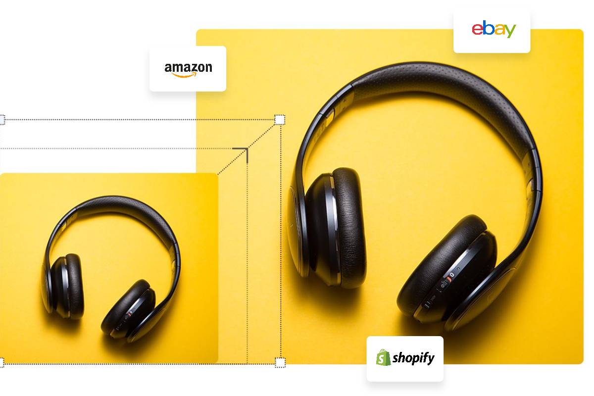 Upscale product photos to fit different platforms in 4k photo editor online