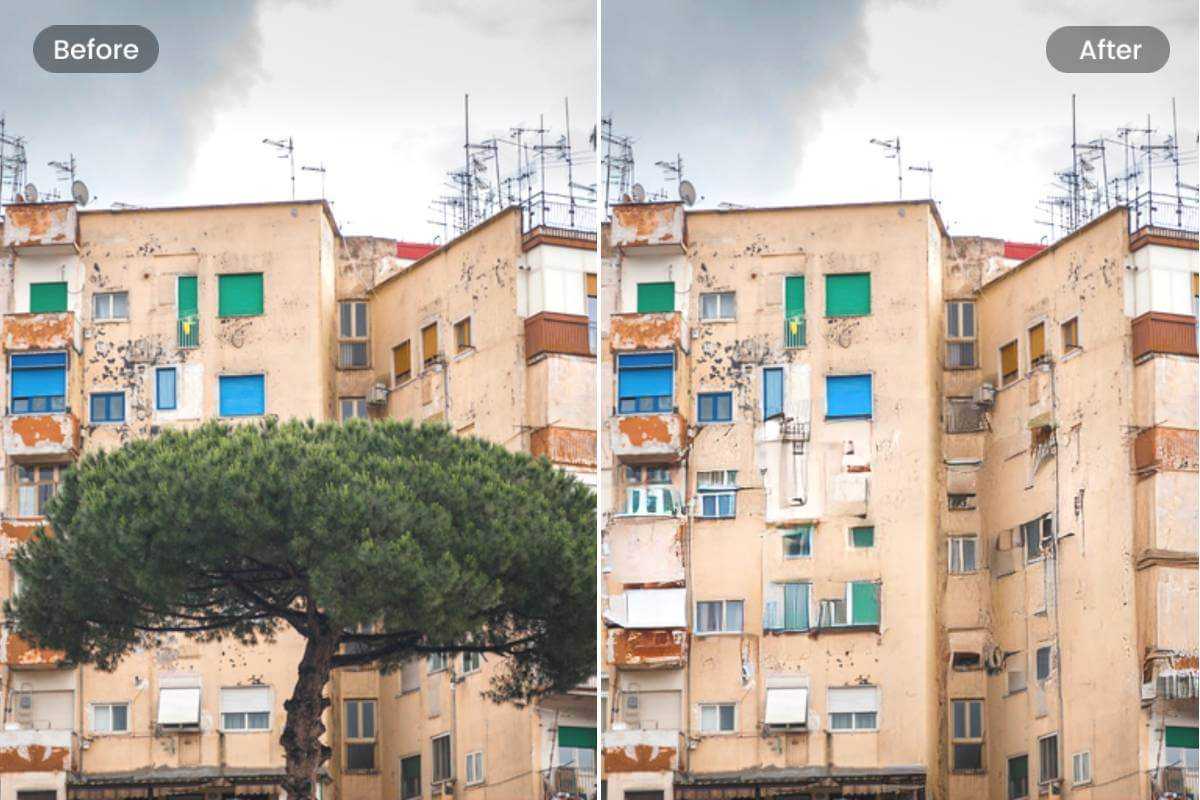 Use o removedor de objetos do Fotor para remover interferência de fotos