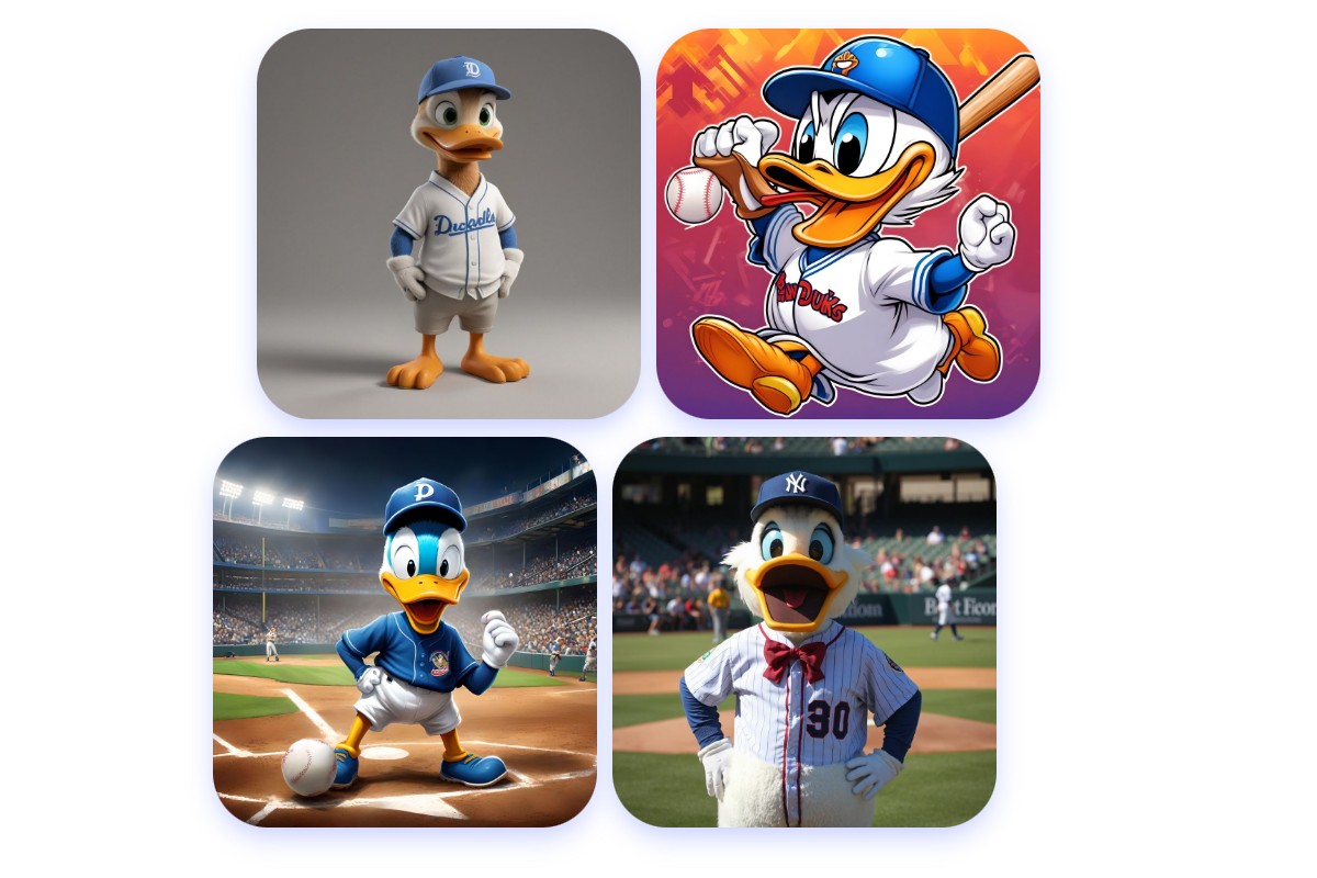 Use our random generator to create a sports team blue brave mascot