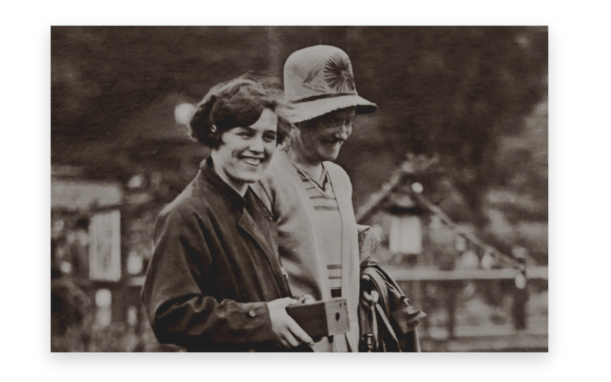 A couple in black and white image