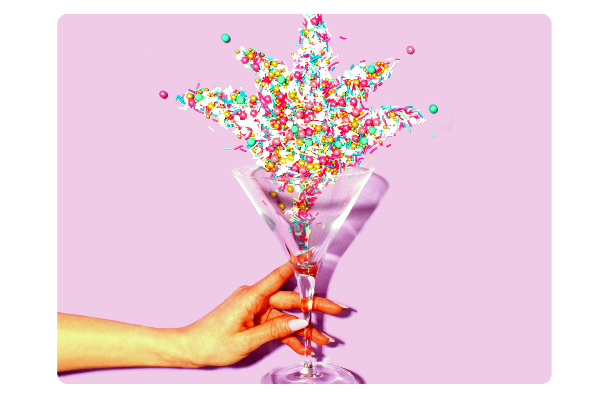 Cambia il colore delle decorazioni nel bicchiere con il modificatore di colore.