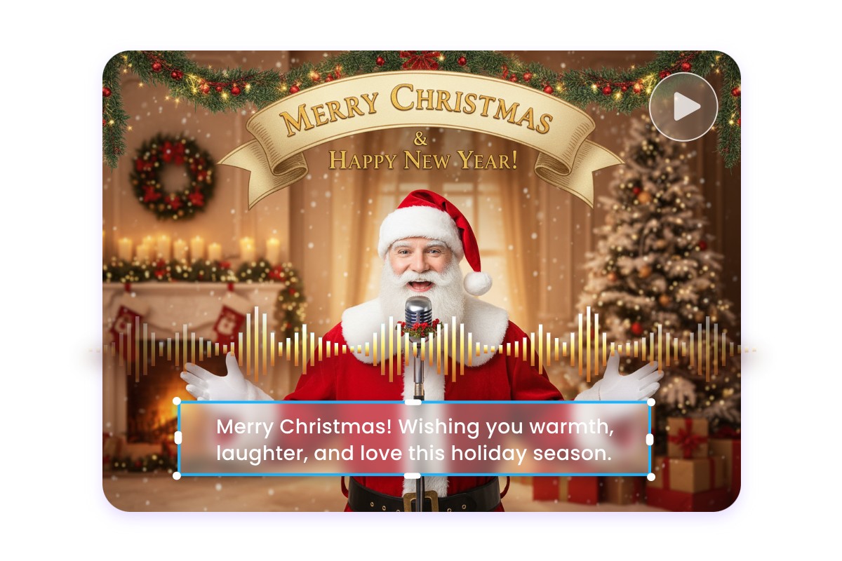 Voiceover und Untertitel zu deinem Weihnachtsvideo hinzufügen
