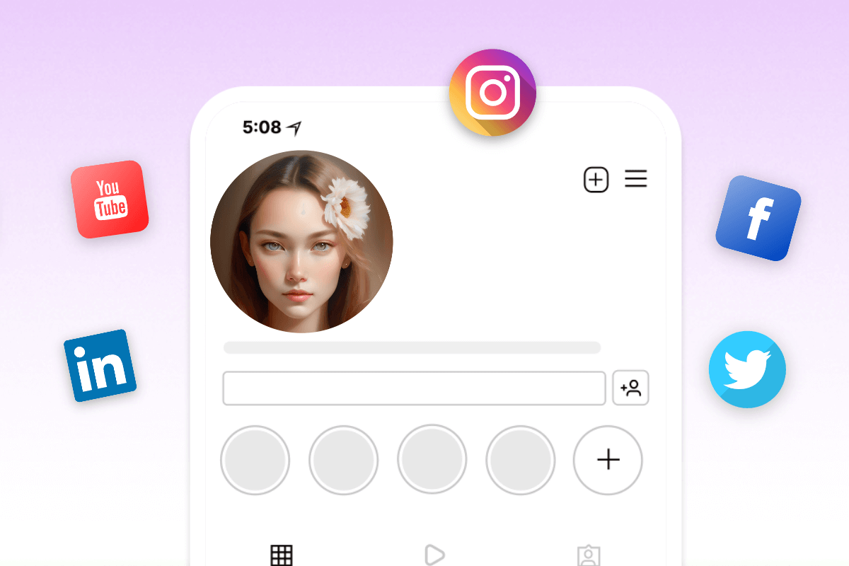 Ai avatar di ragazza utilizza per il profilo instagram