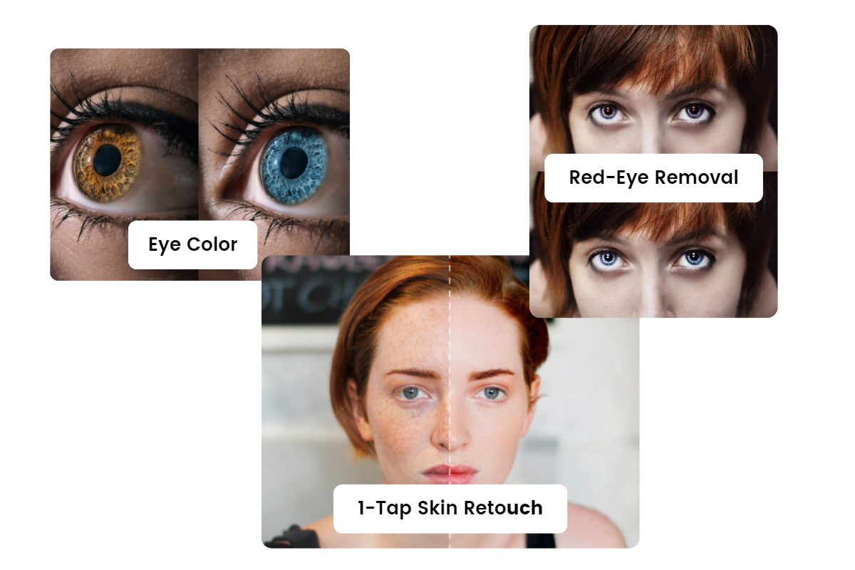 changer la couleur et ouvrir les yeux sur une photo gratuitement
