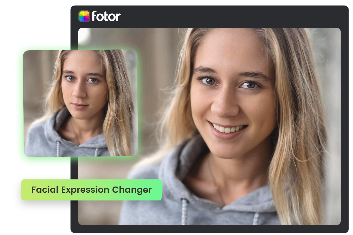 Die Fotor-App zum Aendern des Gesichtsausdrucks verwenden