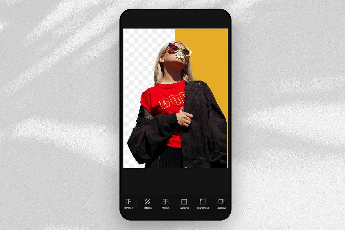Change png color on Fotor mobile app