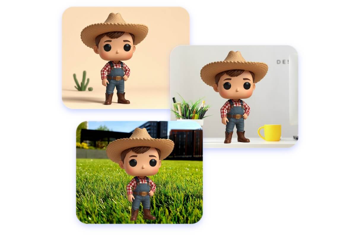 Changing backgrounds of Funko Pops