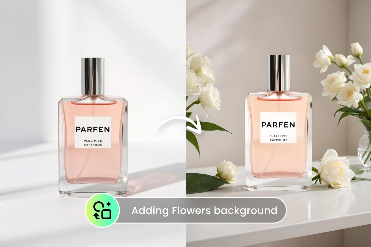Conbine product with different backgrounds to enhance engagement and boost conversions