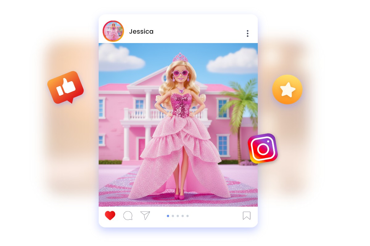 クリエイターがバービー風AI人形を制作