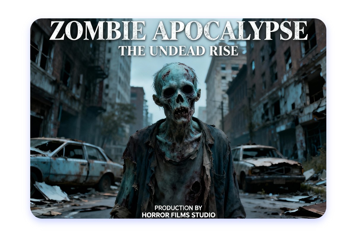 Create Spooky zombie Posters