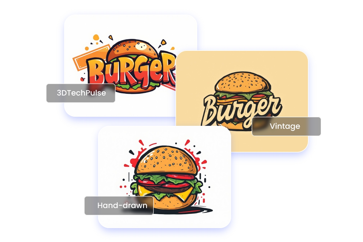 Create graffiti in various styles like 3 D vintage and hand drawn