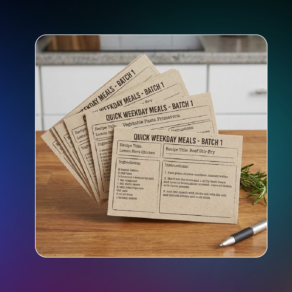 Create multiple versions or bulk recipes in seconds