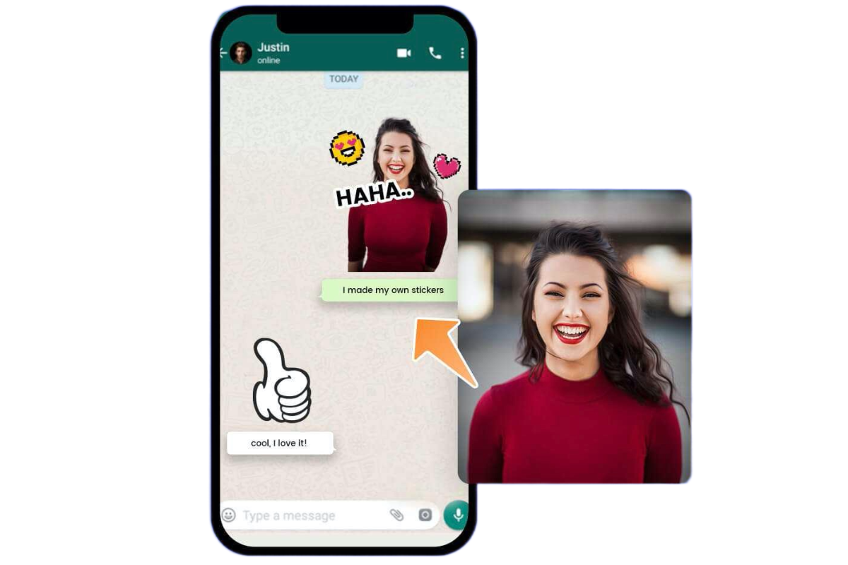 create stickers for whatsapp