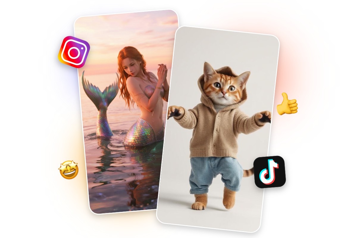 Create stunning AI generated videos by talking to Fotor AI assistant