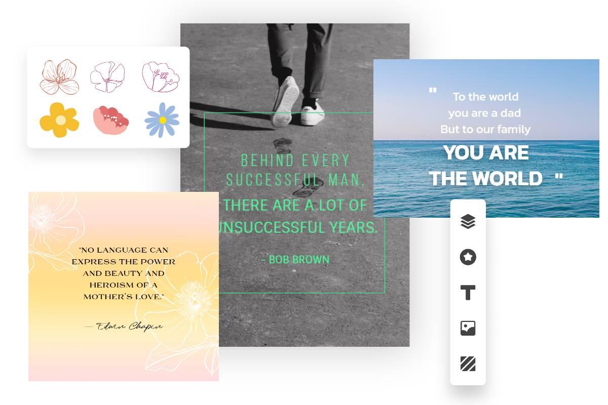 Customize a poster with Fotor design tools