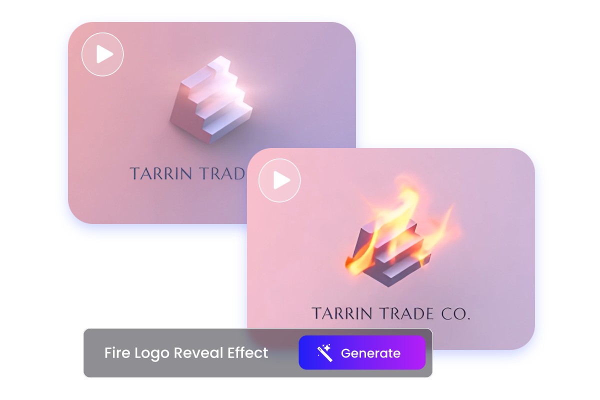Customize motion logo designs with Fotor AI animated logo maker